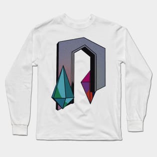 Low Poly Noisy Gateway version C Long Sleeve T-Shirt